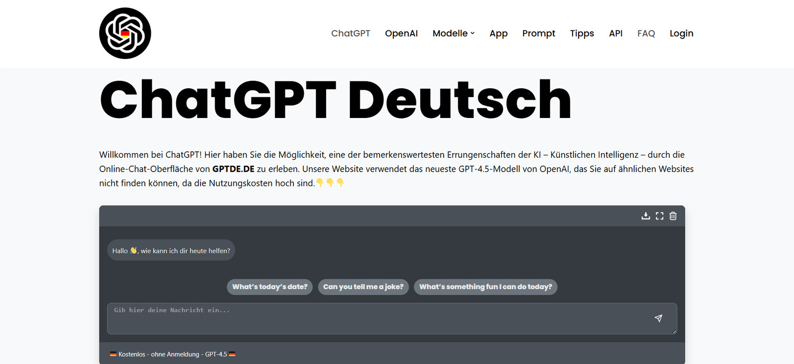 ChatGPT Deutsch kostenlos nutzen – So funktioniert’s